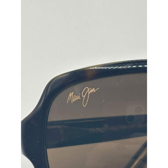 Maui Jim Polarized Sunglasses Tortoise Frame Brown Lenses - Picture 7 of 14